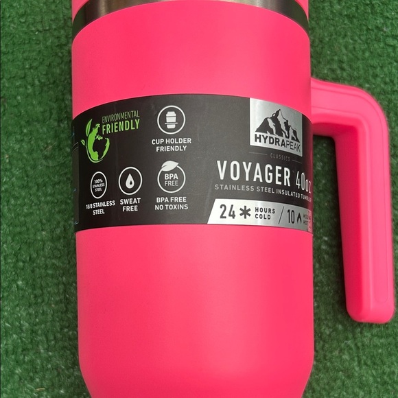 Simple Modern Pink Voyager Tumbler with Handle - Picture 2 of 5